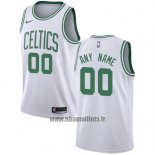 Maillot Boston Celtics Personnalise 2017-18 Blanc