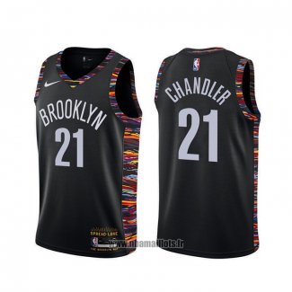 Maillot Brooklyn Nets Wilson Chandler NO 21 Ville Noir