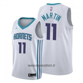 Maillot Charlotte Hornets Cody Martin No 11 Association Blanc