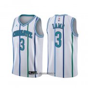 Maillot Charlotte Hornets Jeremy Lamb NO 3 Classic Blanc