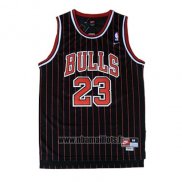 Maillot Chicago Bulls Michael Jordan NO 23 Retro 1995-96 Noir