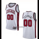 Maillot Chicago Bulls Personnalise Ville 2022-23 Blanc