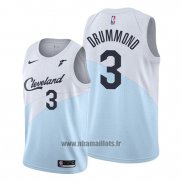 Maillot Cleveland Cavaliers Andre Drummond No 3 Earned 2019-20 Bleu