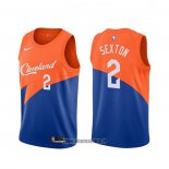 Maillot Cleveland Cavaliers Collin Sexton NO 2 Ville Bleu