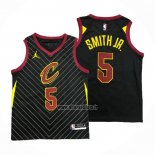 Maillot Cleveland Cavaliers Dennis Smith JR. NO 5 Statement 2020-21 Noir