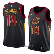 Maillot Cleveland Cavaliers Dewayne Dedmon No 14 Statement 2018 Noir