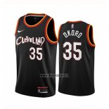 Maillot Cleveland Cavaliers Isaac Okor No 35 Ville 2020-21 Noir