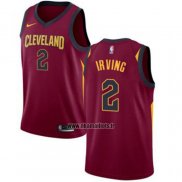 Maillot Cleveland Cavaliers Kyrie Irving NO 2 Icon 2018 Rouge