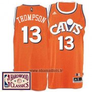 Maillot Cleveland Cavaliers Tristan Thompson No 13 Retro Orange