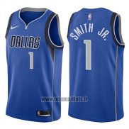 Maillot Dallas Mavericks Dennis Smith Jr. No 1 Icon 2017-18 Bleu