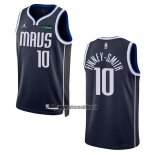 Maillot Dallas Mavericks Dorian Finney-smith NO 10 Statement 2022-23 Bleu