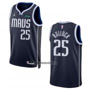 Maillot Dallas Mavericks Reggie Bullock NO 25 Statement 2022-23 Bleu