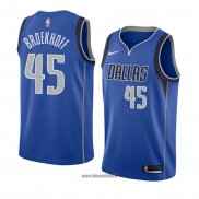 Maillot Dallas Mavericks Ryan Broekhoff No 45 Icon 2018 Bleu