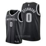 Maillot Detroit Pistons Andre Drummond No 0 Ville Edition Noir