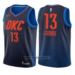 Maillot Enfant Oklahoma City Thunder Paul George No 13 Statement 2017-18 Bleu