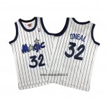 Maillot Enfant Orlando Magic Shaquille O'neal NO 32 Mitchell & Ness 1993-94 Blanc