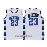 Maillot Film Tree Hill Nathan Scott No 23 Blanc