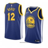 Maillot Golden State Warriors Danuel House No 12 Icon 2018 Bleu