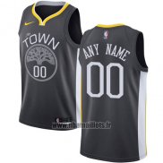 Maillot Golden State Warriors Personnalise 2017-18 Noir