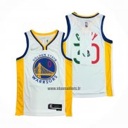 Maillot Golden State Warriors Stephen Curry NO 30 2022 Slam Dunk Special Mexique Edition Blanc