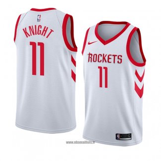 Maillot Houston Rockets Brandon Knight No 11 Association 2018 Blanc