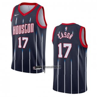 Maillot Houston Rockets Tari Eason NO 17 Ville 2022-23 Noir