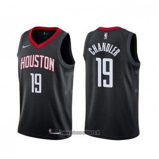 Maillot Houston Rockets Tyson Chandler NO 19 Statement Noir