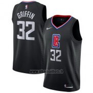 Maillot Los Angeles Clippers Blake Griffin No 32 Statement 2017-18 Noir
