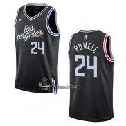 Maillot Los Angeles Clippers Norman Powell NO 24 Ville 2022-23 Noir