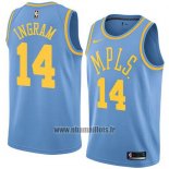 Maillot Los Angeles Lakers Brandon Ingram No 14 Classic 2017-18 Bleu