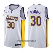 Maillot Los Angeles Lakers Julius Randle No 30 Association 2017-18 Blanc