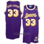 Maillot Los Angeles Lakers Kareem Abdul-jabbar No 33 Retro Volet