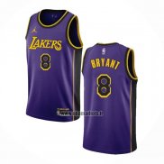 Maillot Los Angeles Lakers Kobe Bryant NO 8 Statement 2022-23 Volet