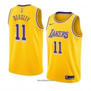 Maillot Los Angeles Lakers Michael Beasley No 11 Icon 2018-19 Jaune