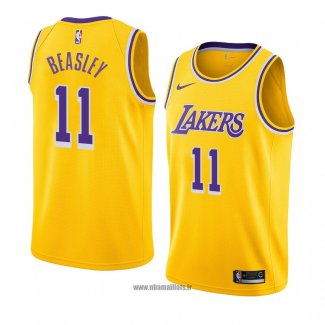 Maillot Los Angeles Lakers Michael Beasley No 11 Icon 2018-19 Jaune
