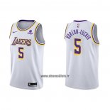 Maillot Los Angeles Lakers Talen Horton-tucker NO 5 Association 2021-22 Blanc