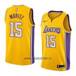 Maillot Los Angeles Lakers Wagner Moritz No 15 Icon 2018 Jaune
