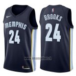 Maillot Memphis Grizzlies Dillon Brooks No 24 Icon 2017-18 Bleu