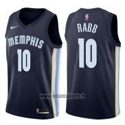 Maillot Memphis Grizzlies Ivan Rabb No 10 Icon 2017-18 Bleu