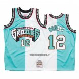 Maillot Memphis Grizzlies Ja Morant NO 12 Split Edition Vert Blanc