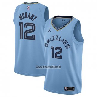 Maillot Memphis Grizzlies Ja Morant NO 12 Statement 2020 Bleu