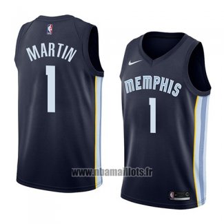 Maillot Memphis Grizzlies Jarell Martin No 1 Icon 2018 Bleu