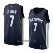 Maillot Memphis Grizzlies Wayne Selden No 7 Icon 2018 Bleu