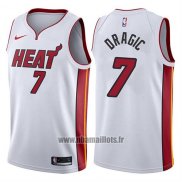 Maillot Miami Heat Goran Dragic No 7 2017-18 Blanc