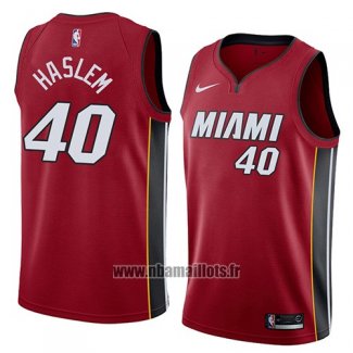 Maillot Miami Heat Udonis Haslem No 40 Statement 2018 Rouge