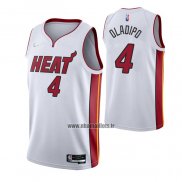 Maillot Miami Heat Victor Oladipo NO 4 Association 2021-22 Blanc