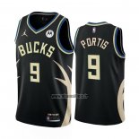 Maillot Milwaukee Bucks Bobby Portis NO 9 Statement 2022-23 Noir