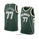 Maillot Milwaukee Bucks Ersan Llyasova No 77 Icon 2018 Vert