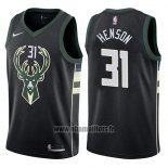 Maillot Milwaukee Bucks John Henson No 31 Statement 2017-18 Noir