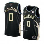 Maillot Milwaukee Bucks Marjon Beauchamp NO 0 Statement 2022-23 Noir